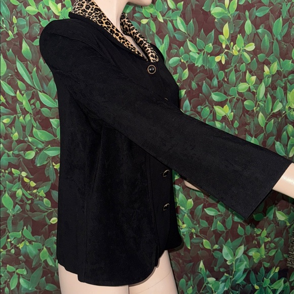 Vintage Suede Jacket Leopard Jacket - Picture 9 of 16